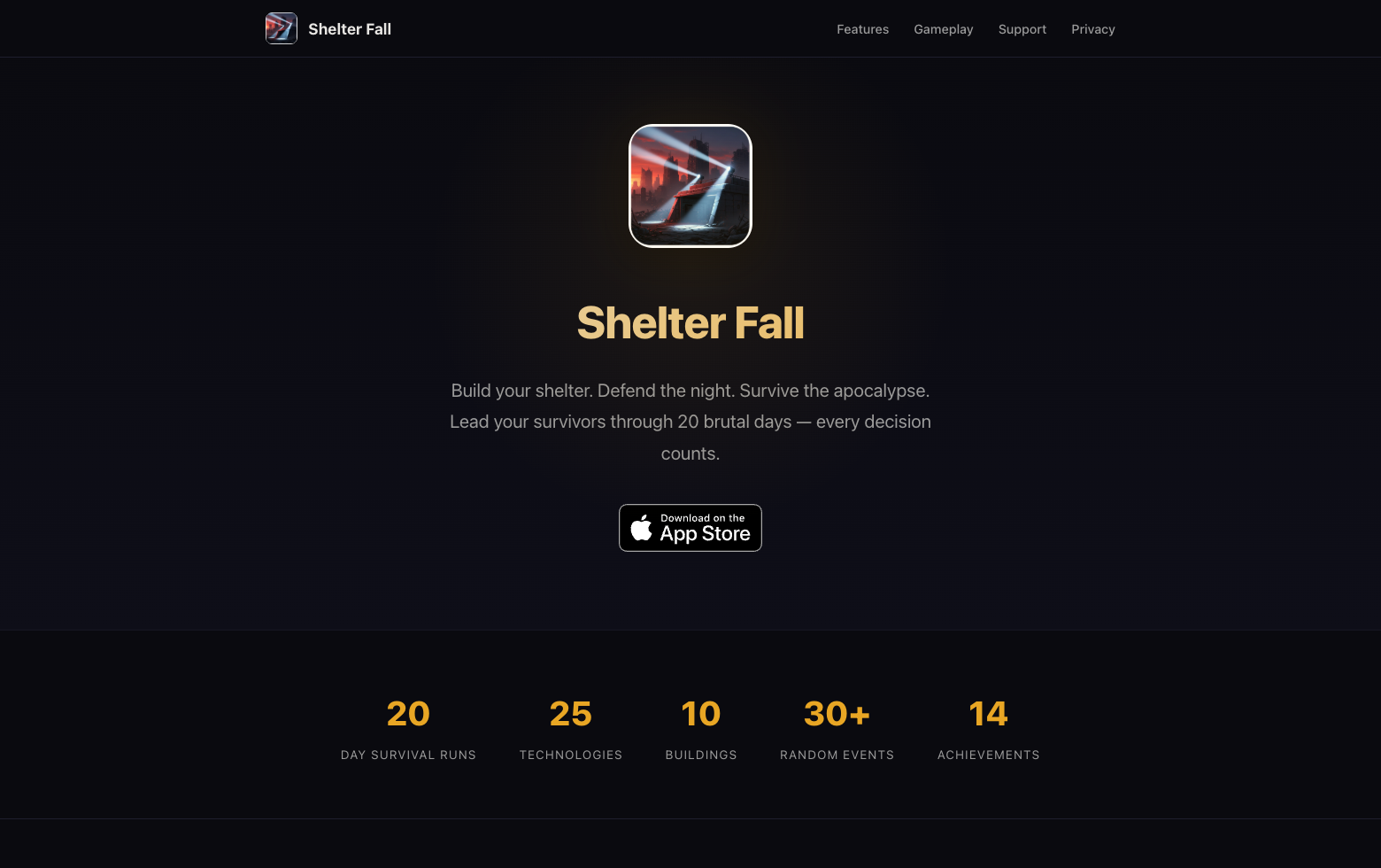 Shelter Fall screenshot